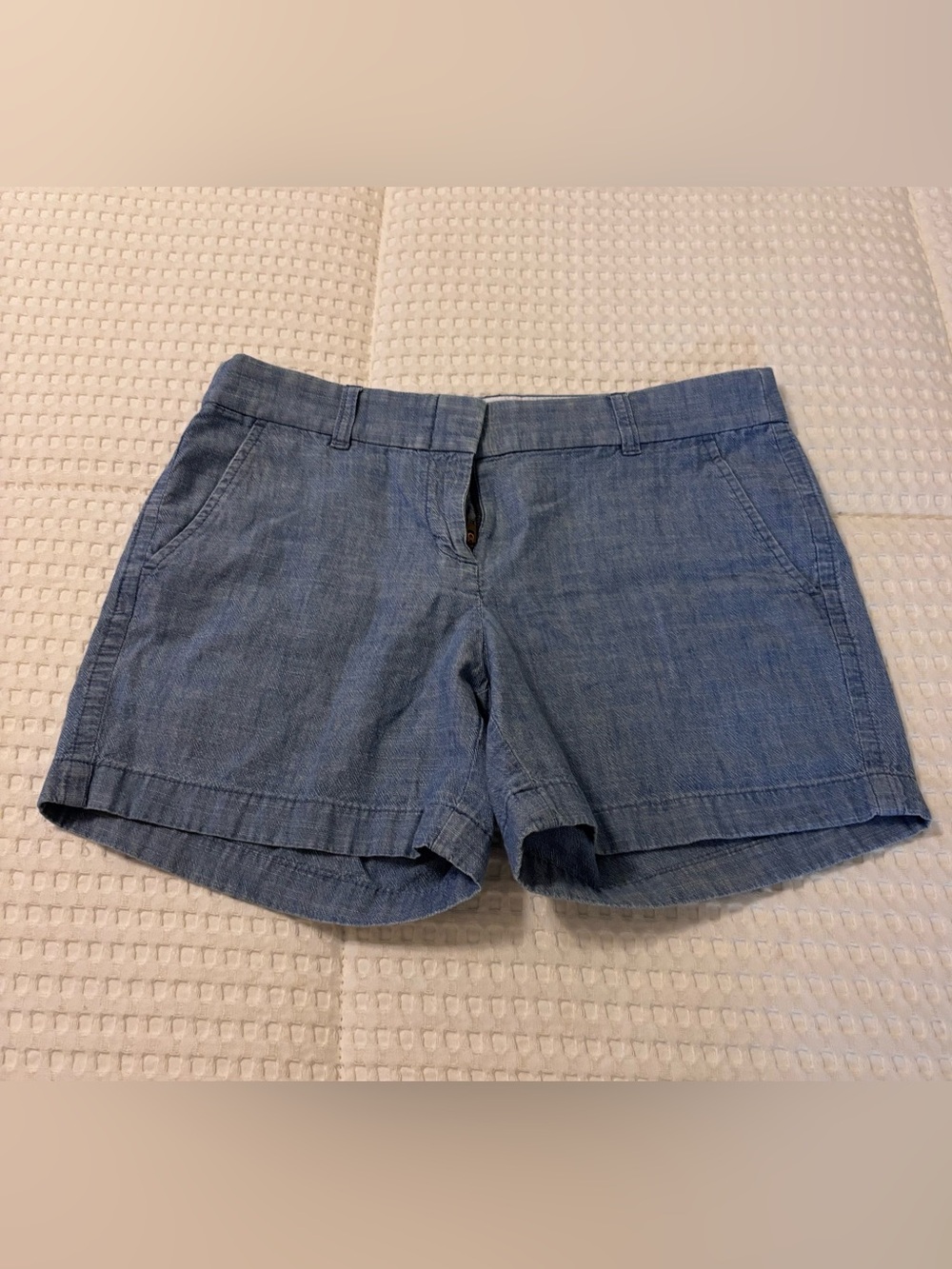 J. Crew Factory Classic 5" Light Chambray Chino Shorts